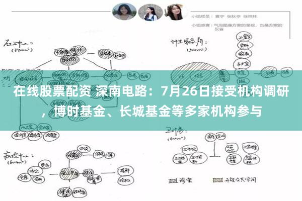 在线股票配资 深南电路：7月26日接受机构调研，博时基金、长城基金等多家机构参与