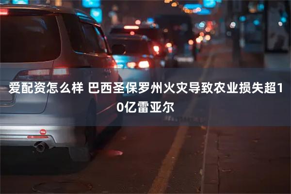 爱配资怎么样 巴西圣保罗州火灾导致农业损失超10亿雷亚尔