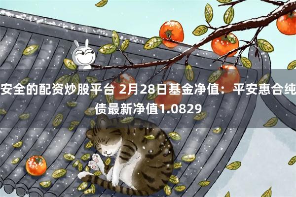 安全的配资炒股平台 2月28日基金净值：平安惠合纯债最新净值1.0829